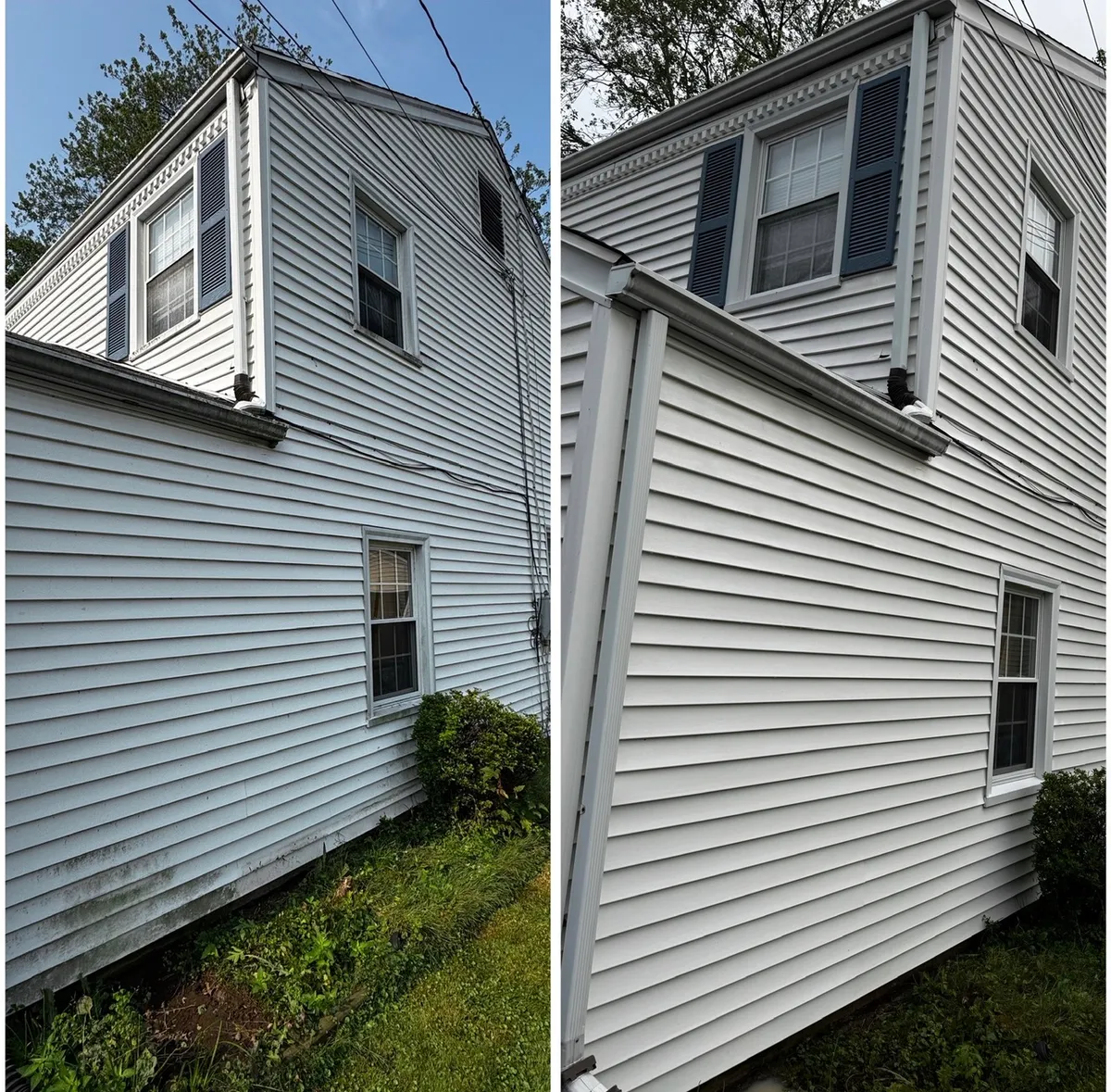 house wash before after